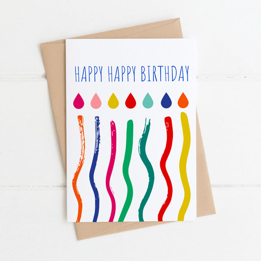 Happy Dancing Birthday Candles