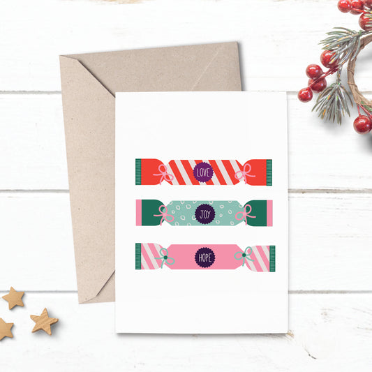 Lilly & Bright Christmas Cracker Card