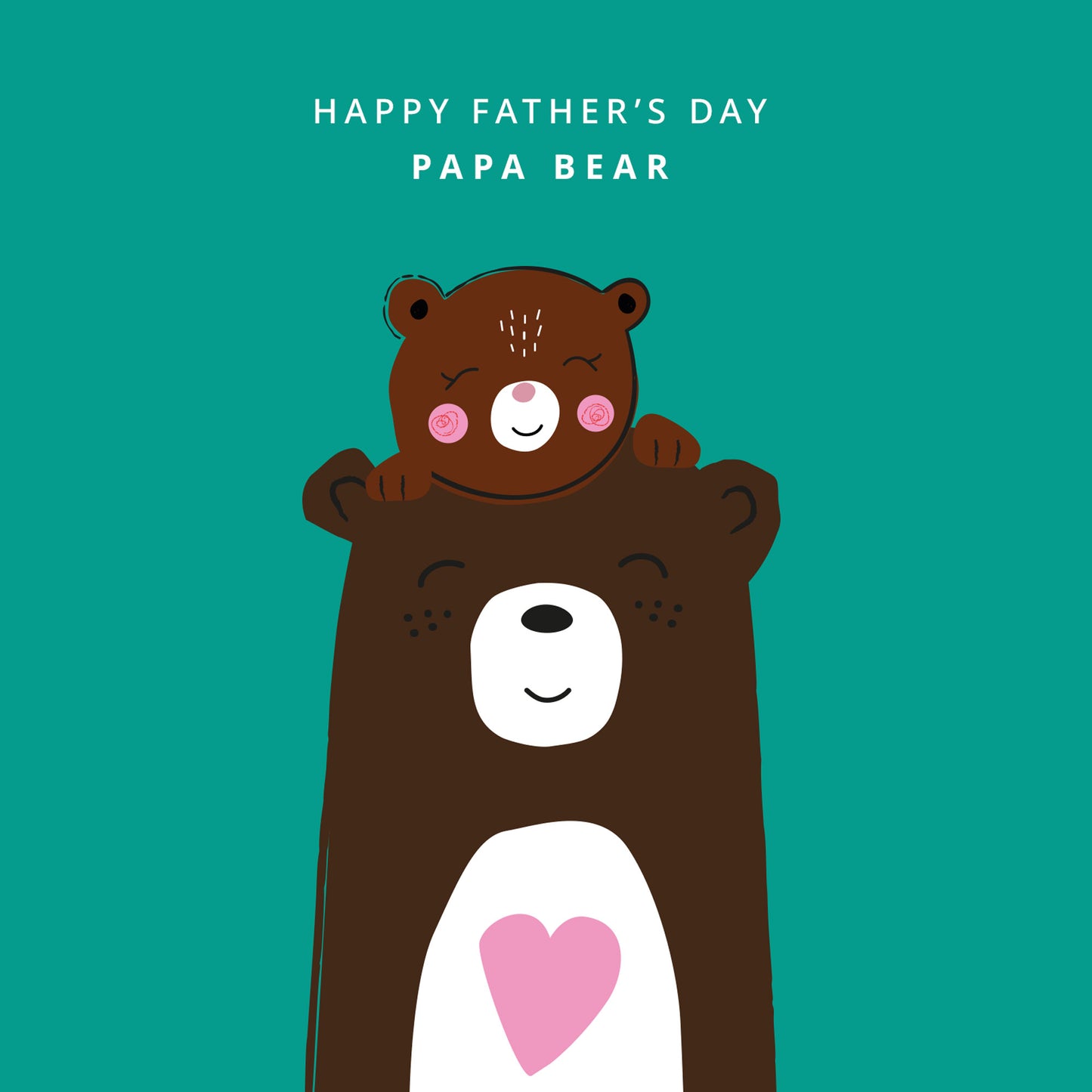 Papa Bear - Father's Day Card
