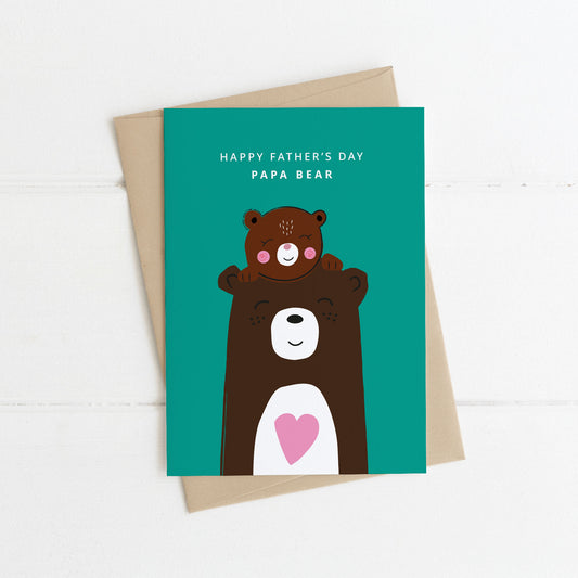Papa Bear - Father's Day Card
