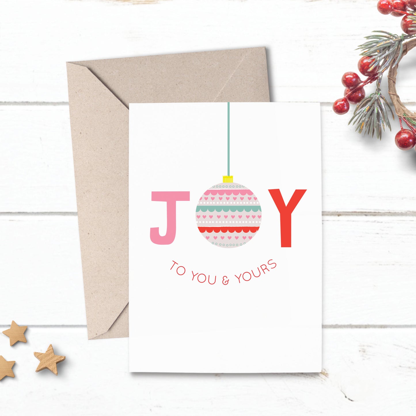Sending Joy Christmas Card