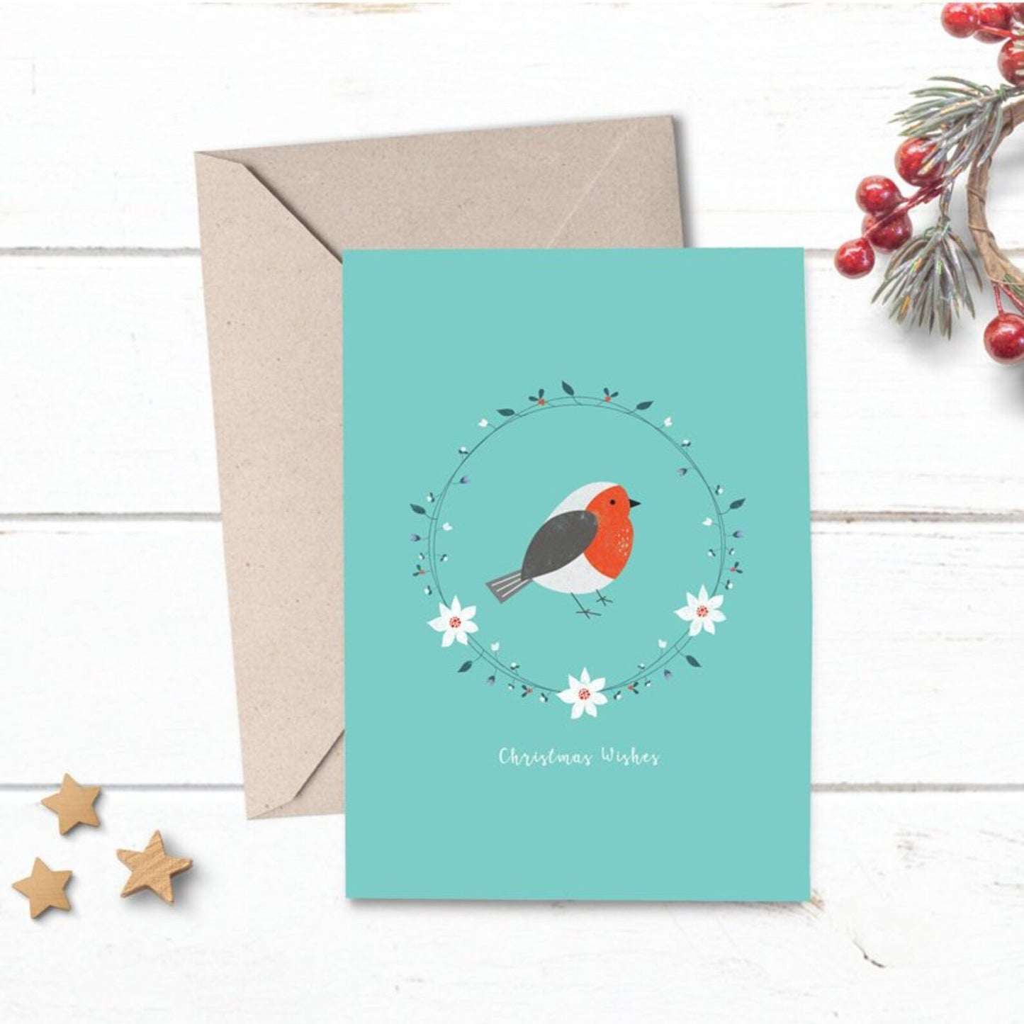 Little Robin Christmas Card