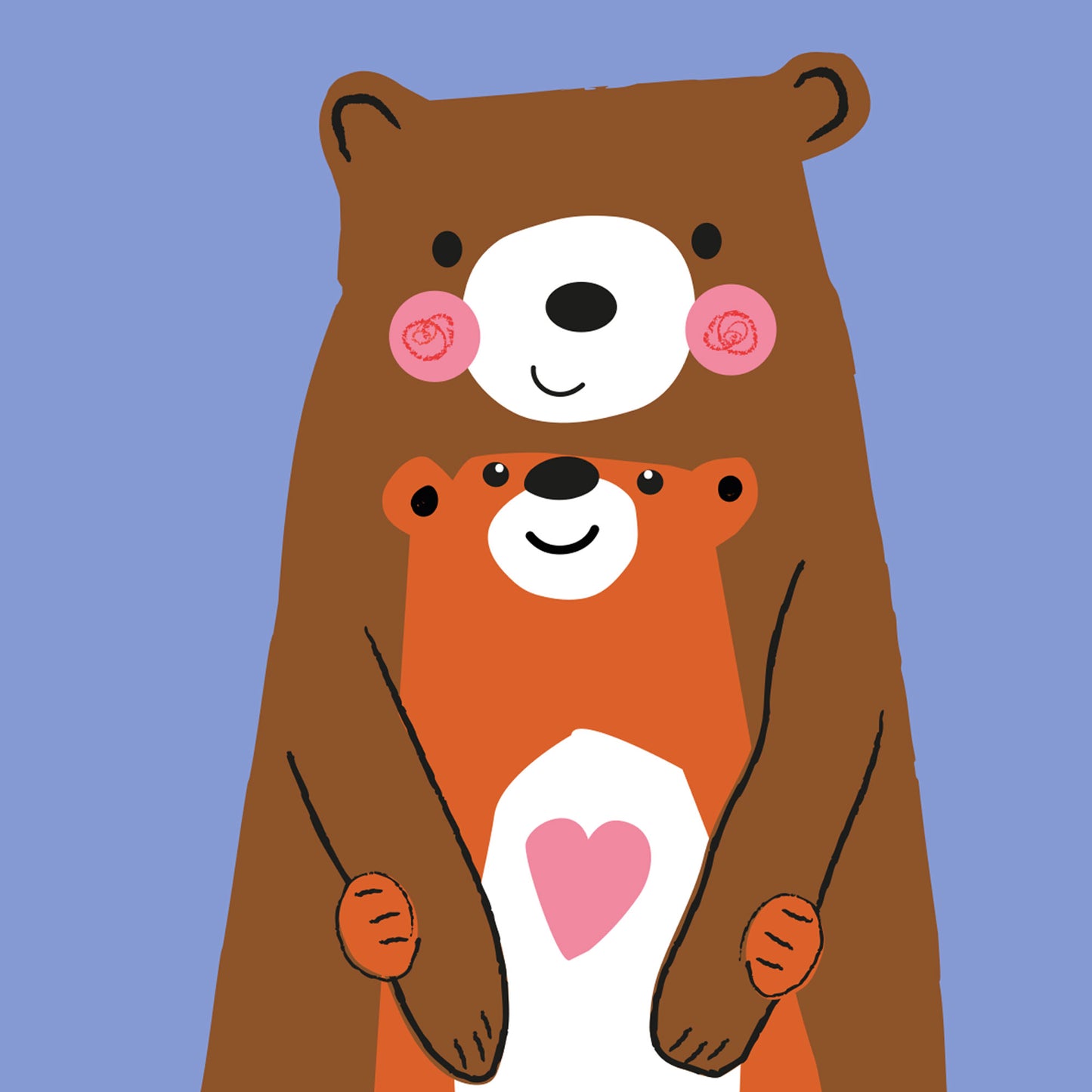 Cute Mama Bear Mothers Day Card