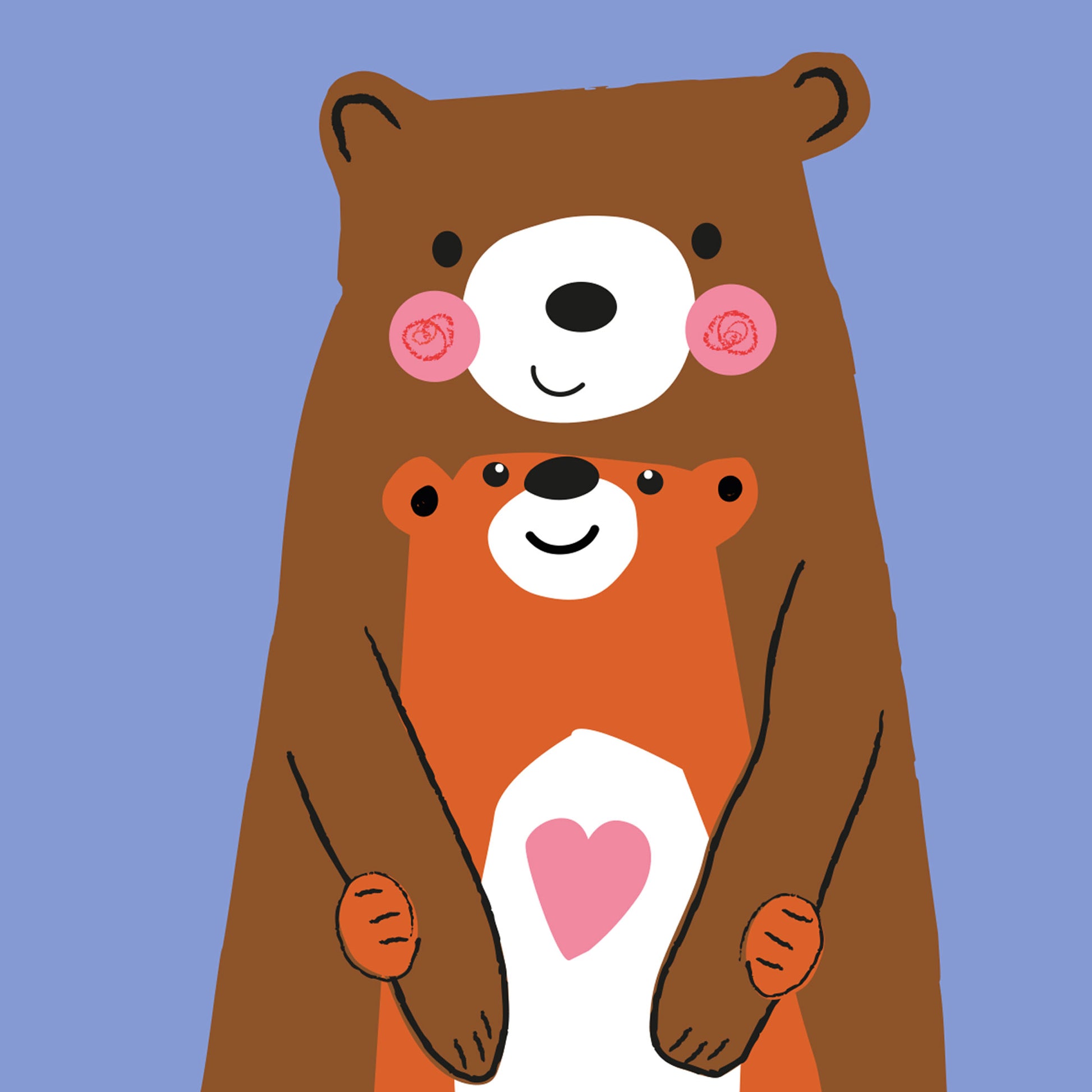 Cute Mama Bear Mothers Day Card