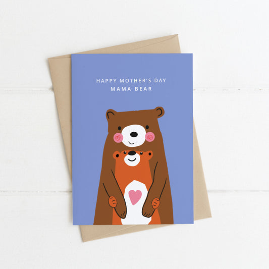 Cute Mothers Day Card - Mama Bear