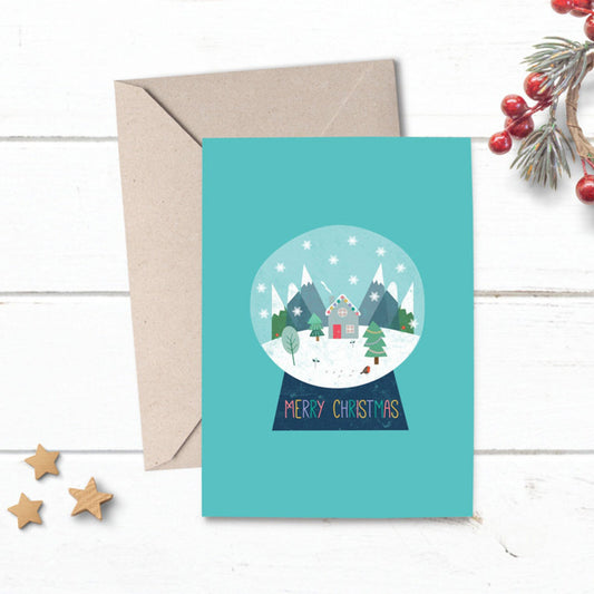 Lilly and Bright Snowglobe Christmas Cards