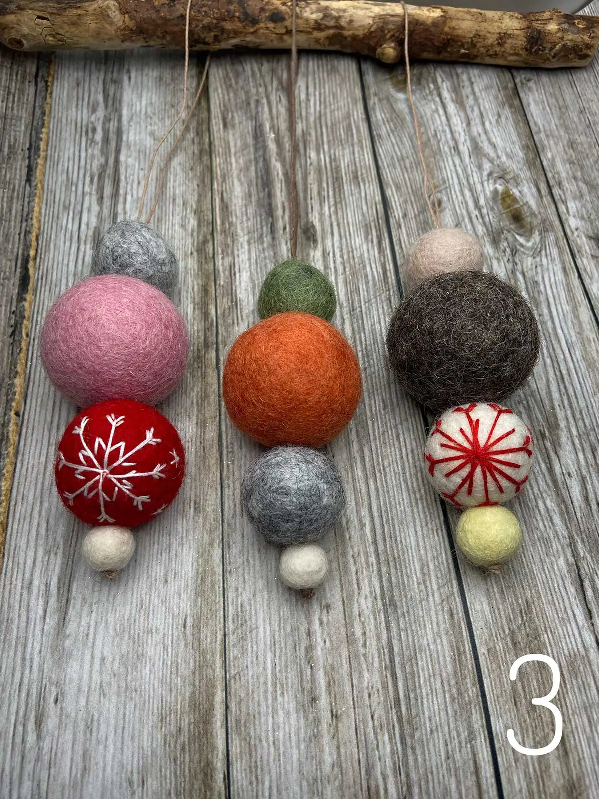 Lilly & Bright Felt Hanging Christmas Decorations