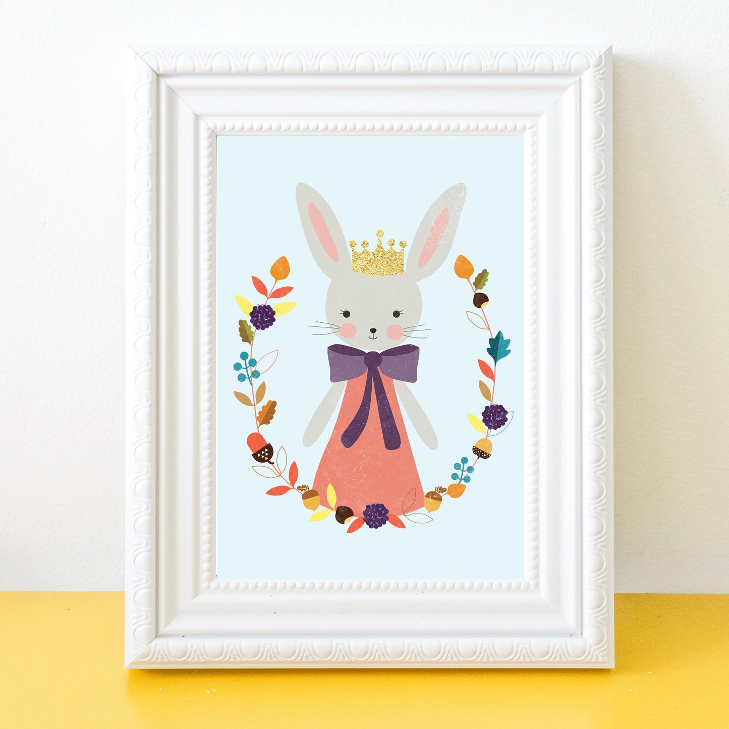 Personalised Bunny Art Print