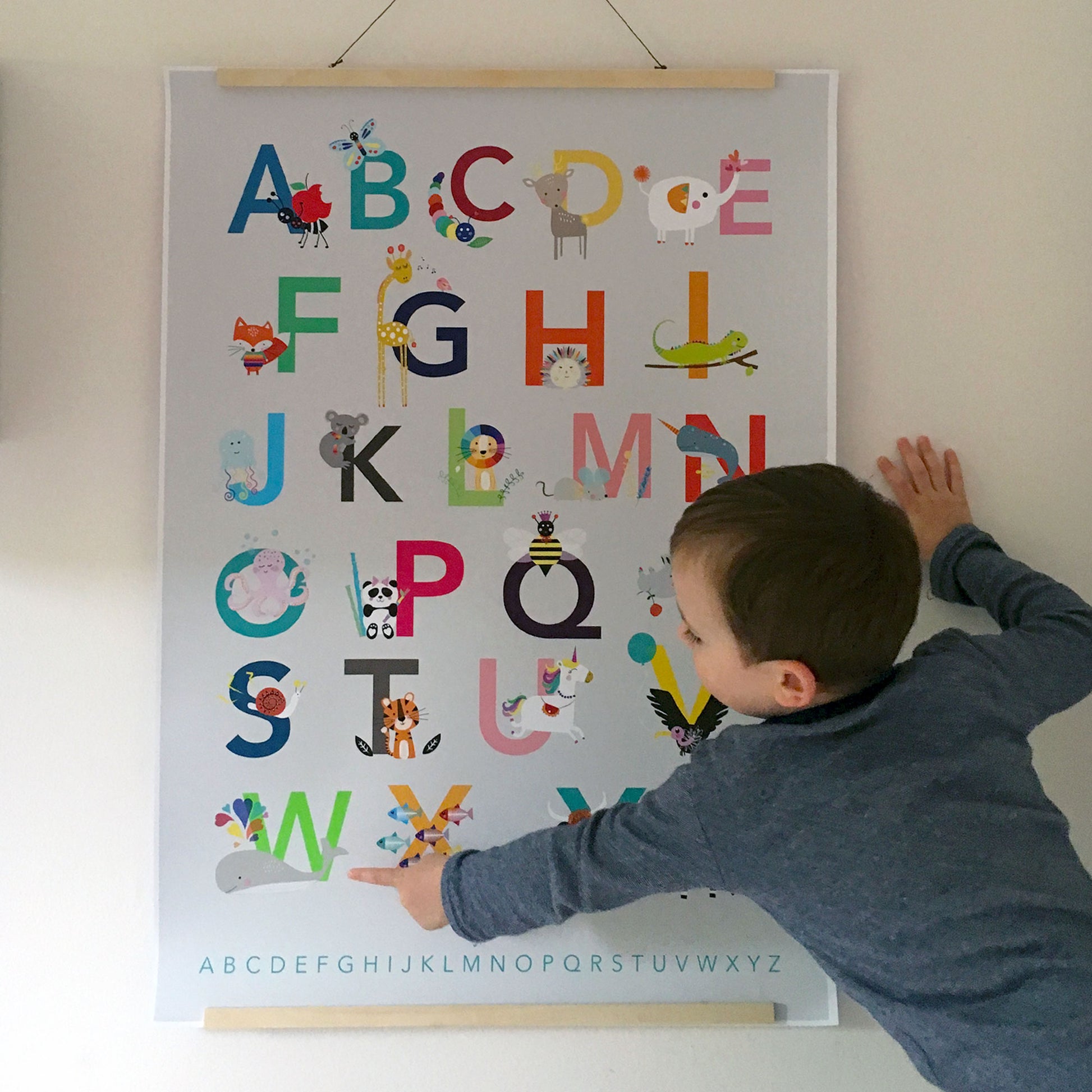 Animal Alphabet Poster