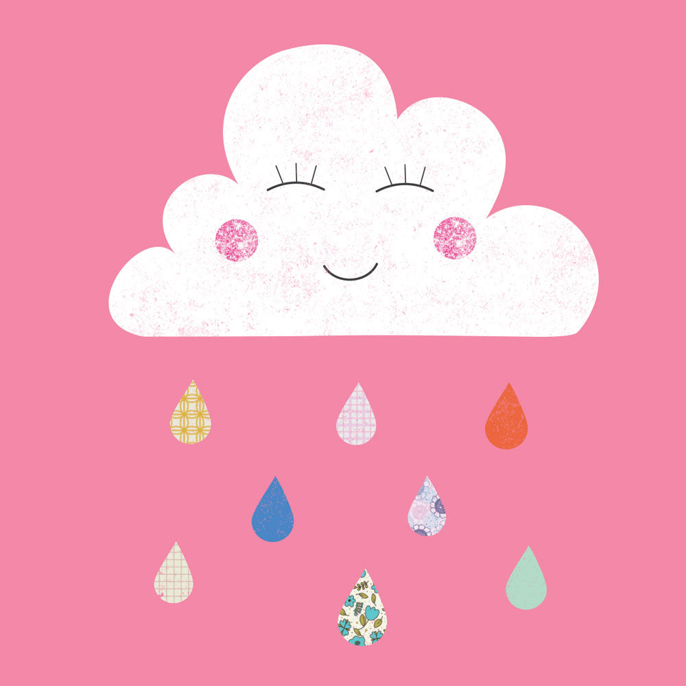 Raindrops Greeting Card
