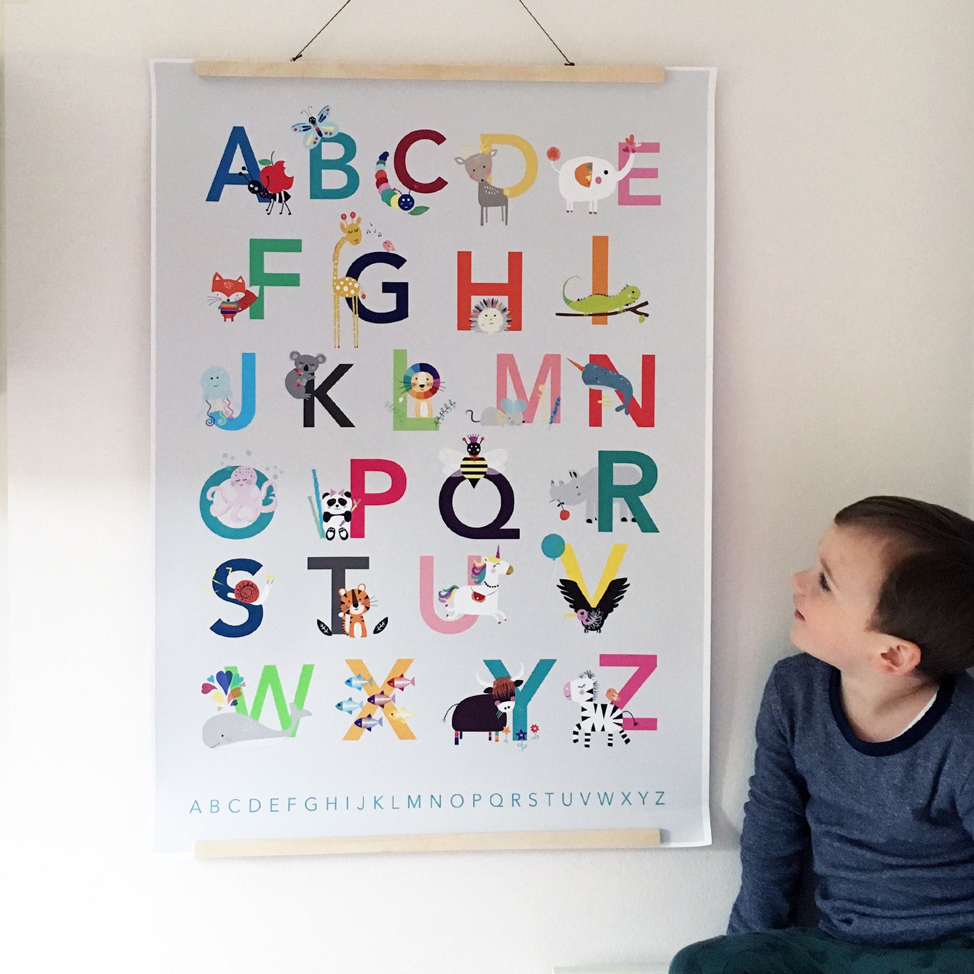 Animal Alphabet Poster