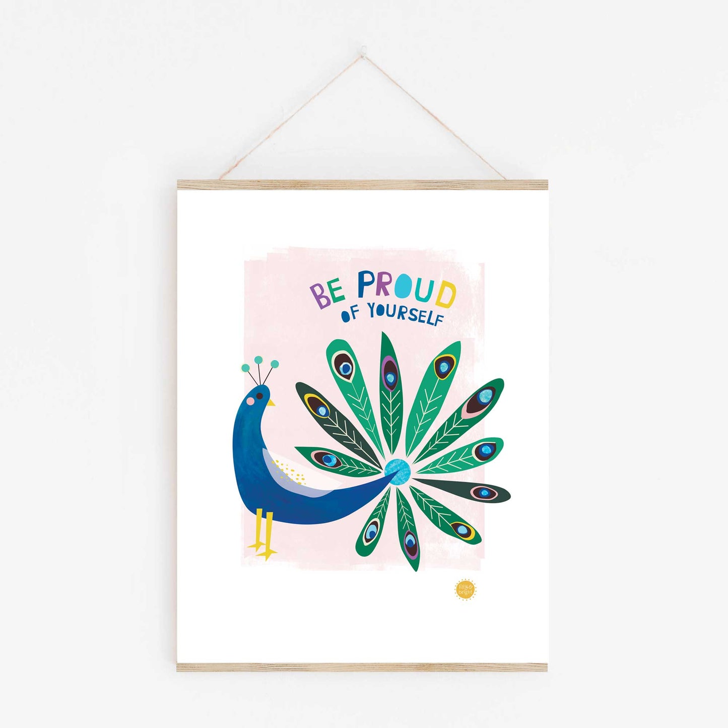 Proud Peacock Art Print
