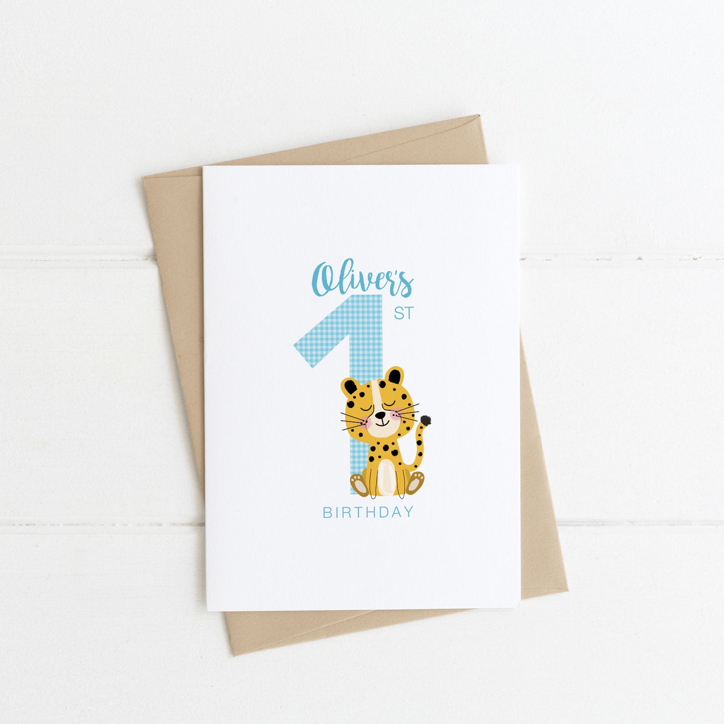 Personalised First Birthday Card