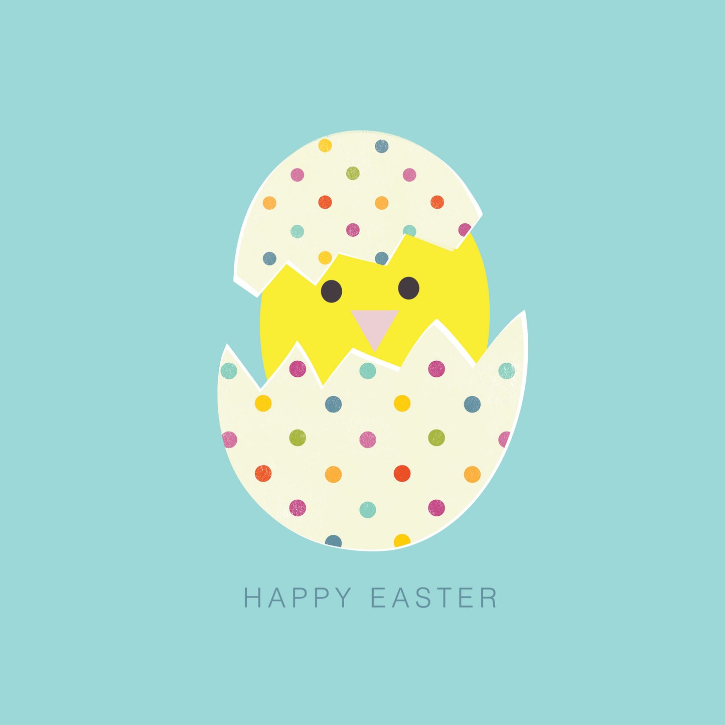 Easter Chick Greeting Card