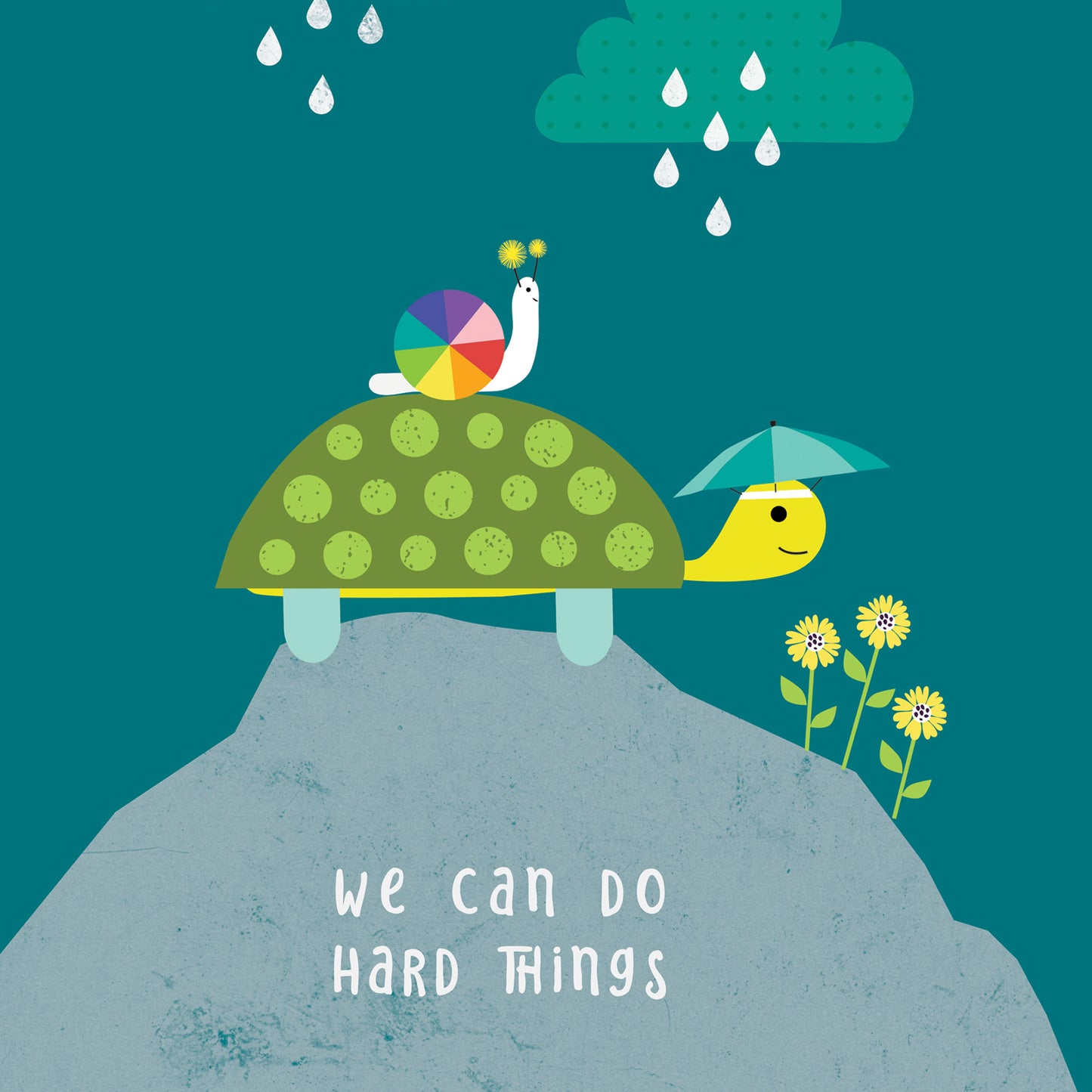 Lilly & Bright Art Print : We Can Do Hard Things Details