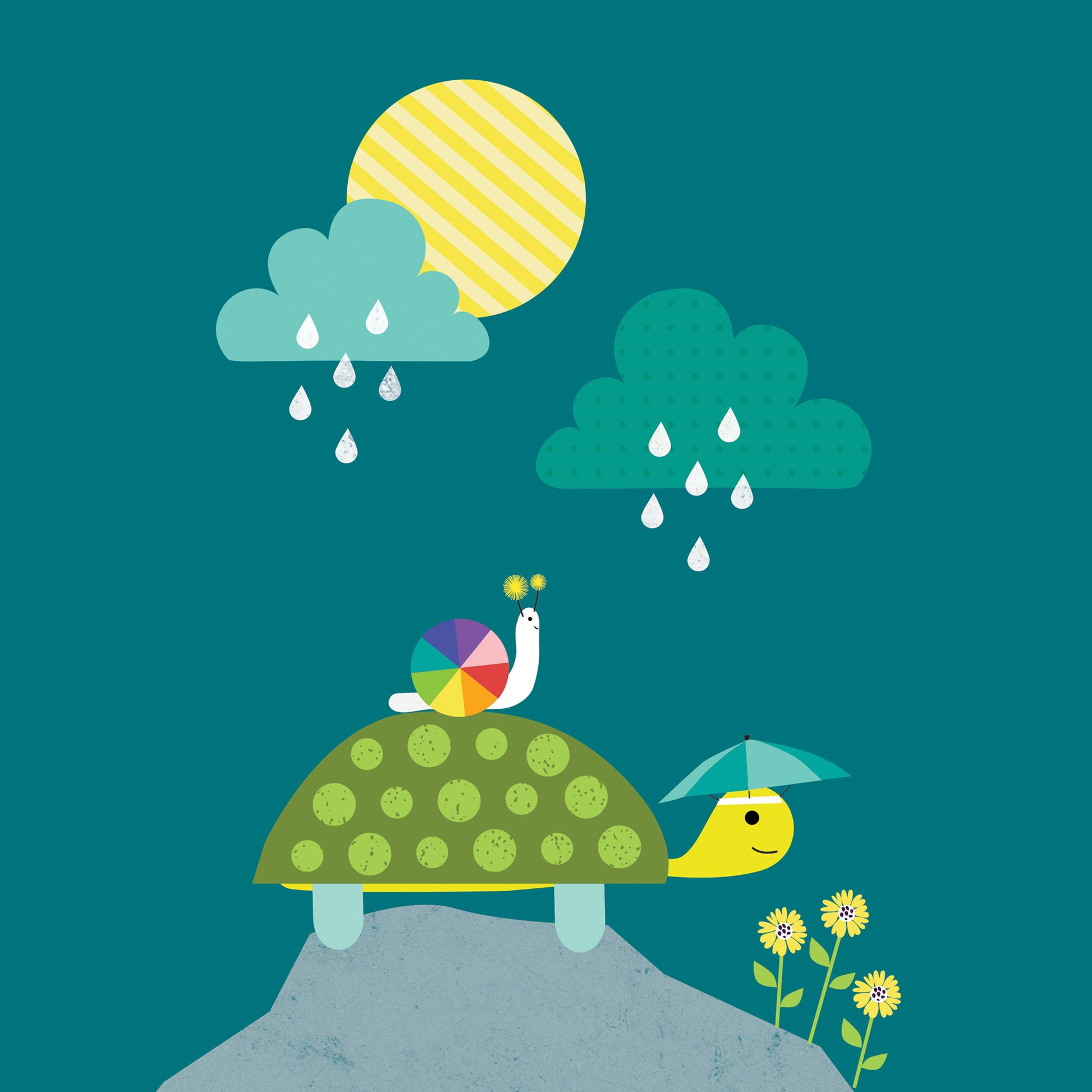 Lilly & Bright Art Print : We Can Do Hard Things Detail