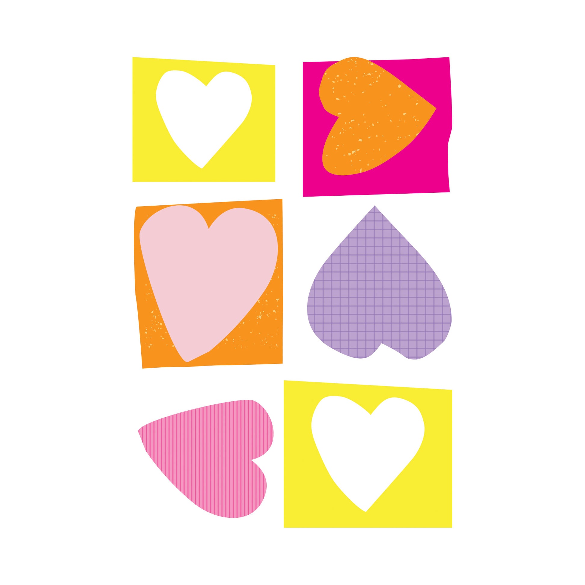 Lilly & Bright Hearts greeting card