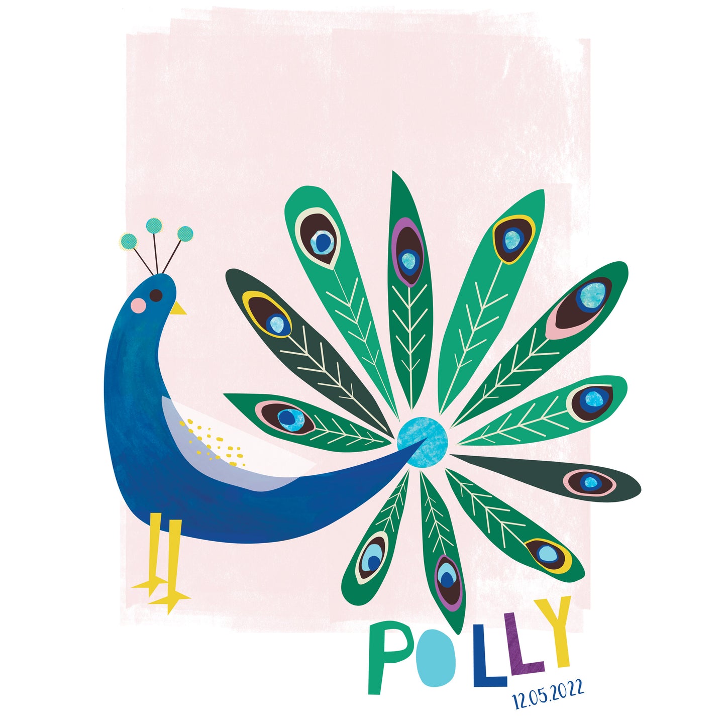 Proud Peacock Art Print