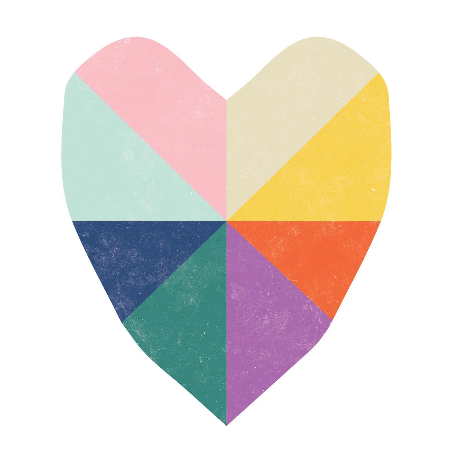 Rainbow Heart Greeting Card