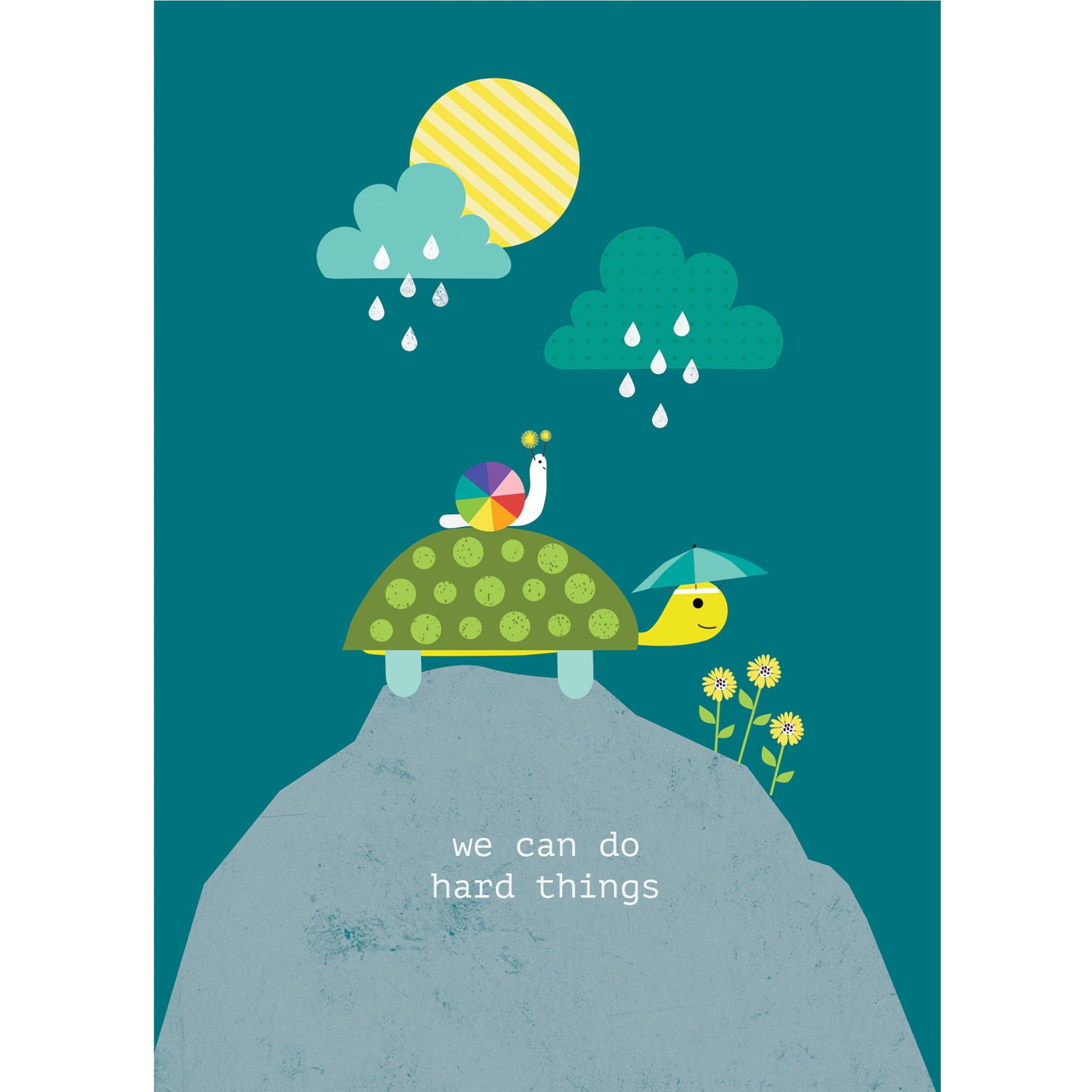 Lilly & Bright  Greeting Card : We can do hard things