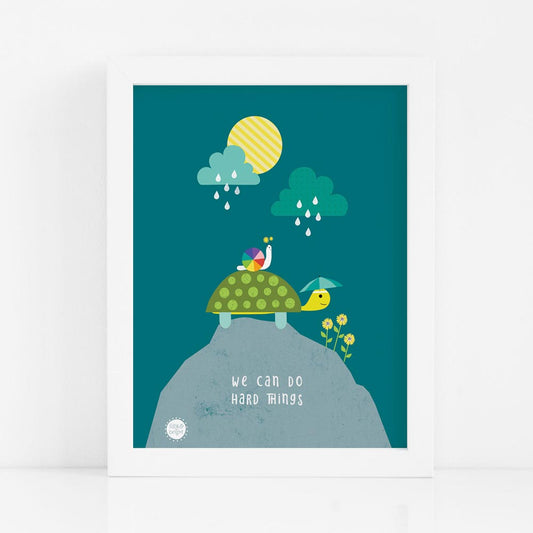 Lilly & Bright Art Print : We Can Do Hard Things