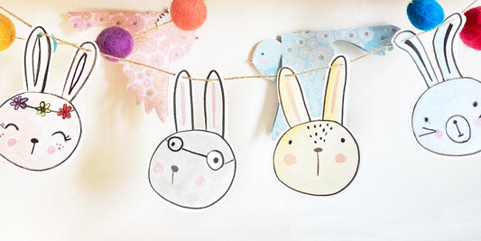 DIY Easter Bunny Bunting