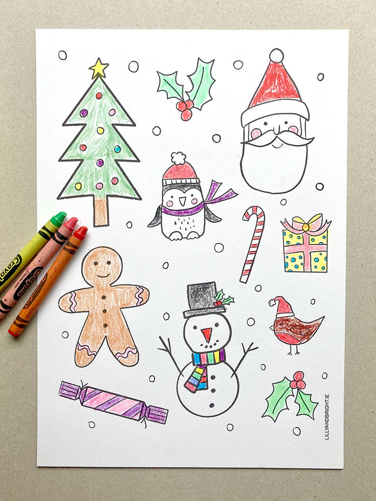 Christmas Colouring Page