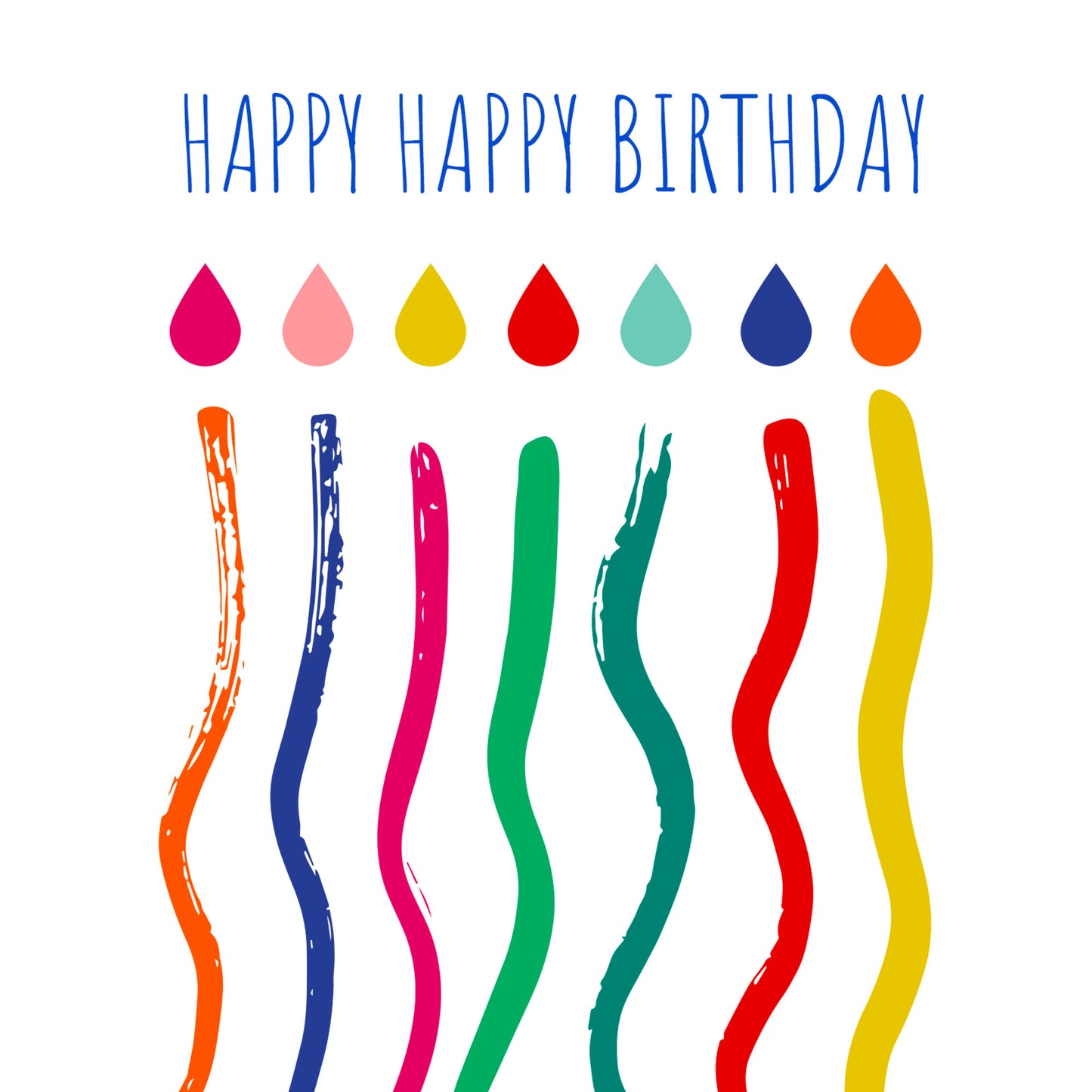 Happy Dancing Birthday Candles
