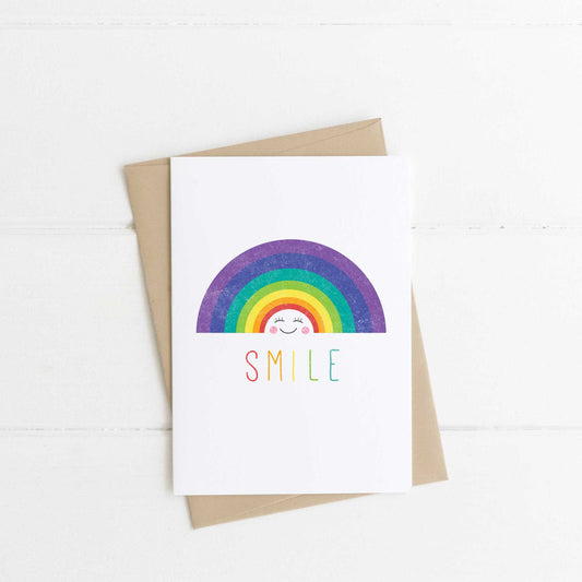 Rainbow Smile Greeting Card