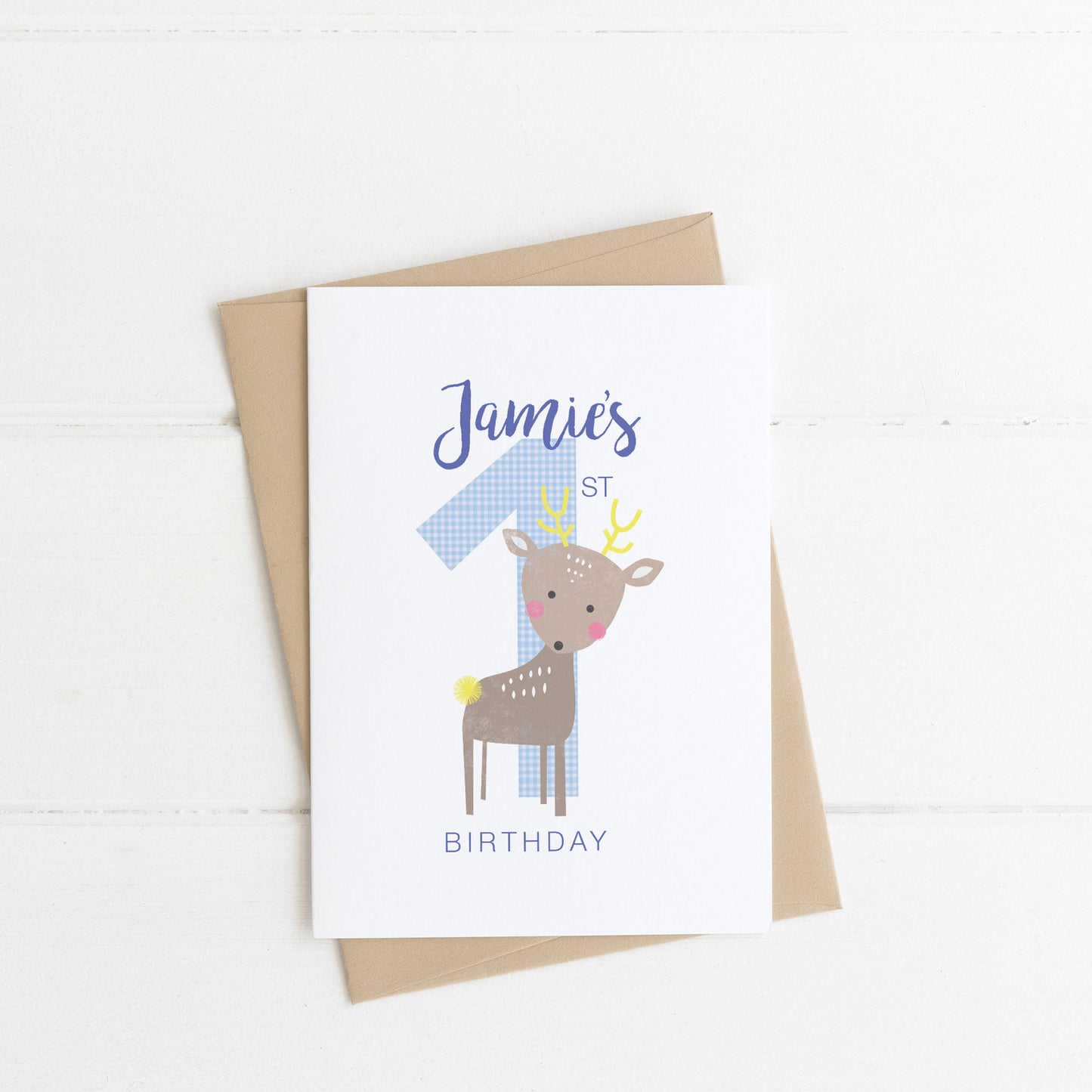 Personalised First Birthday Card