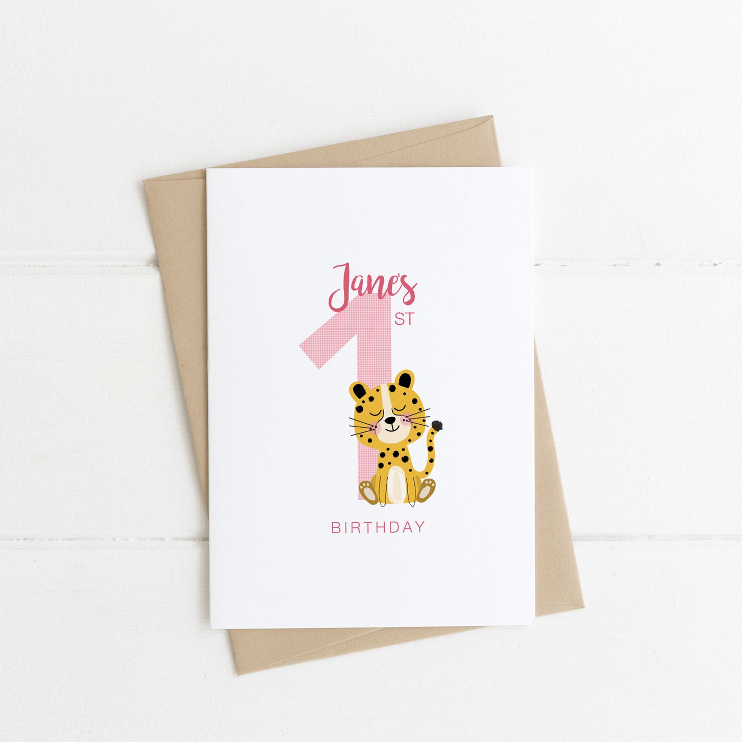 Personalised First Birthday Card