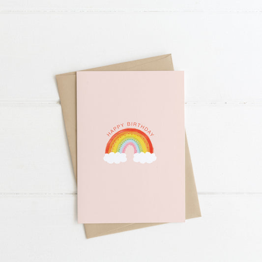 Rainbow Birthday Card