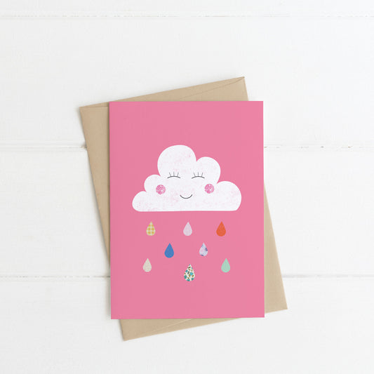 Raindrops Greeting Card