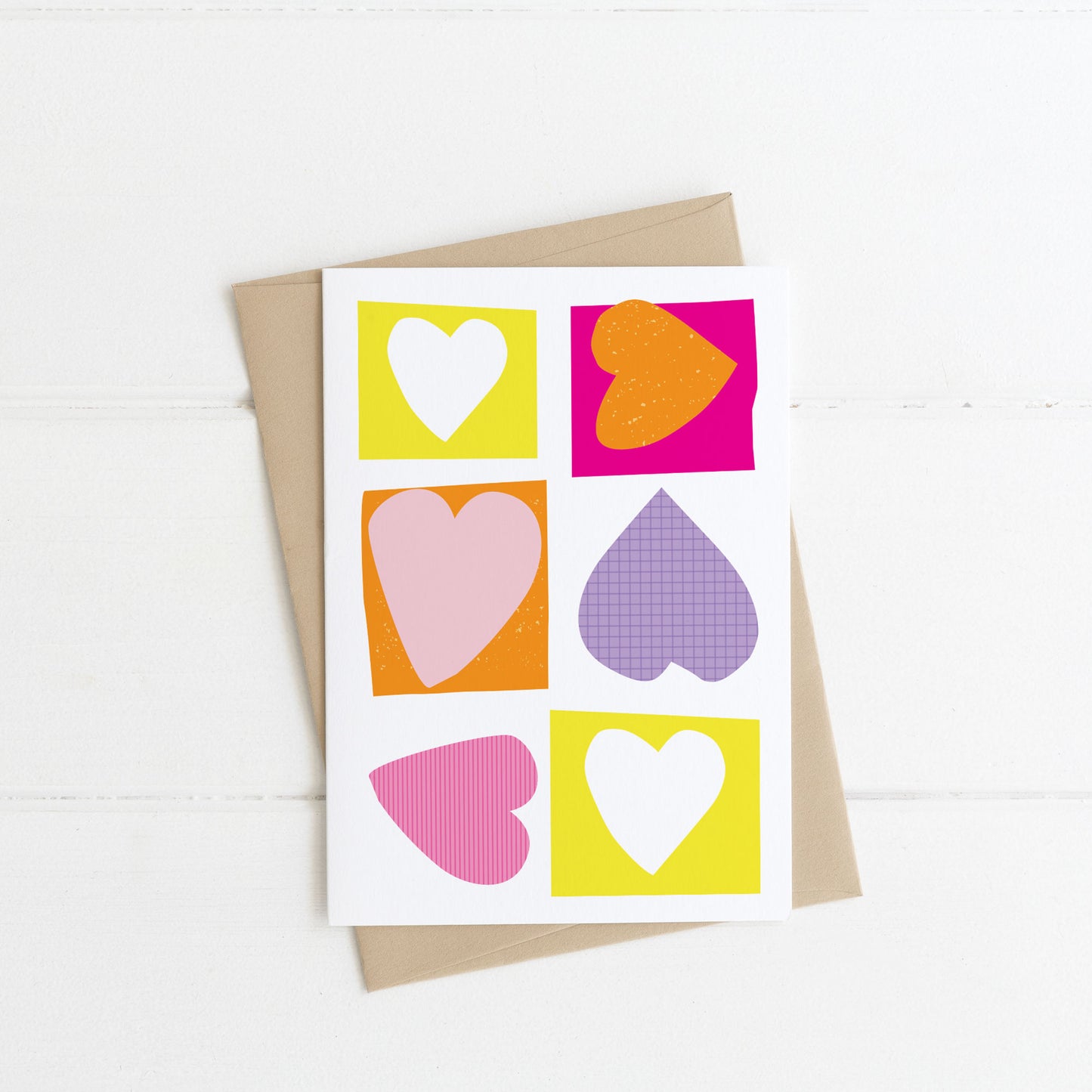 Lilly & Bright Hearts greeting card