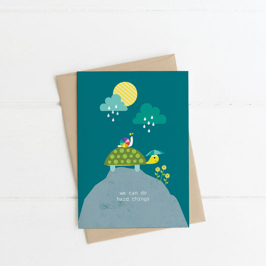 Lilly & Bright  Greeting Card : We can do hard things